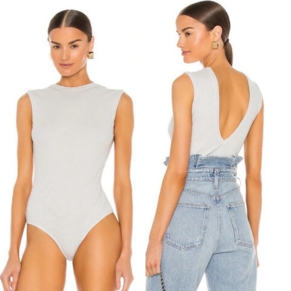 Agolde Sutton v back bodysuit